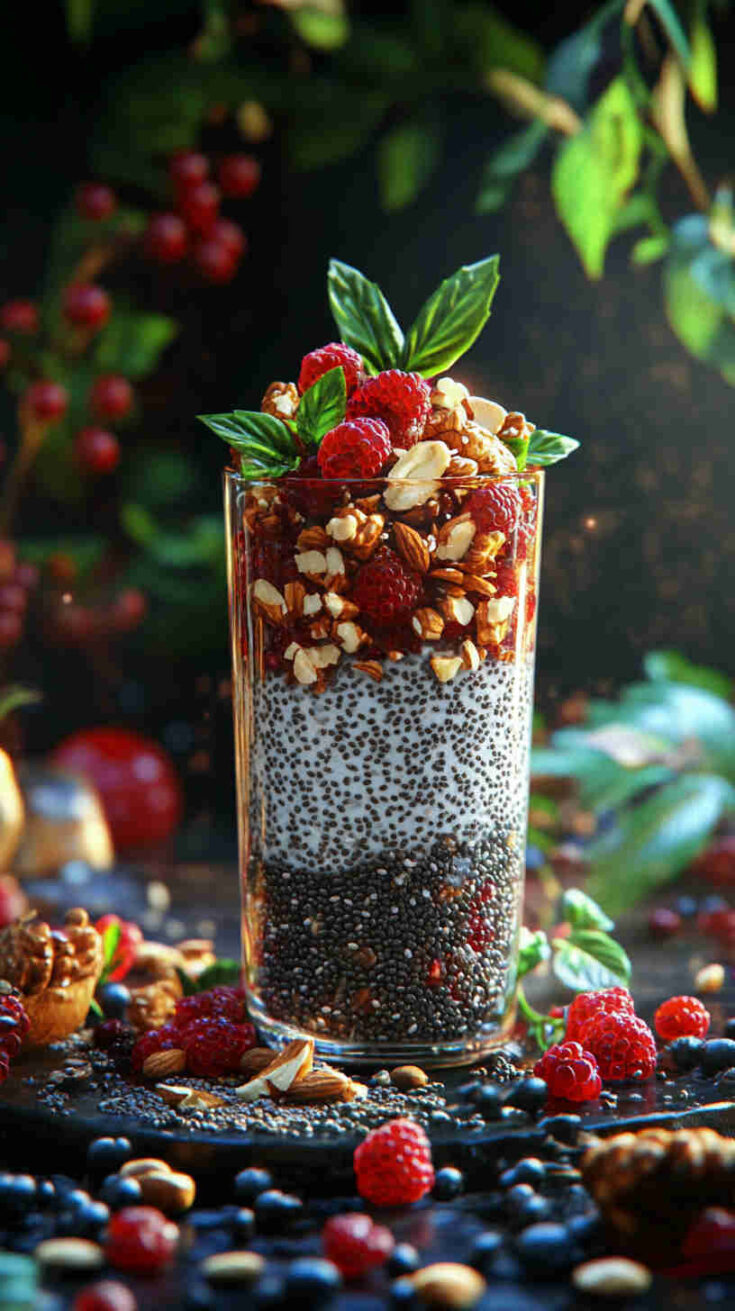 Chia Seed Pudding with Nuts