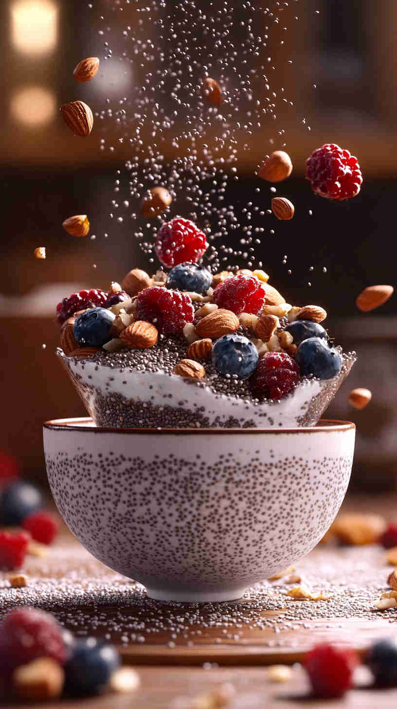 Chia Seed Pudding with Nuts