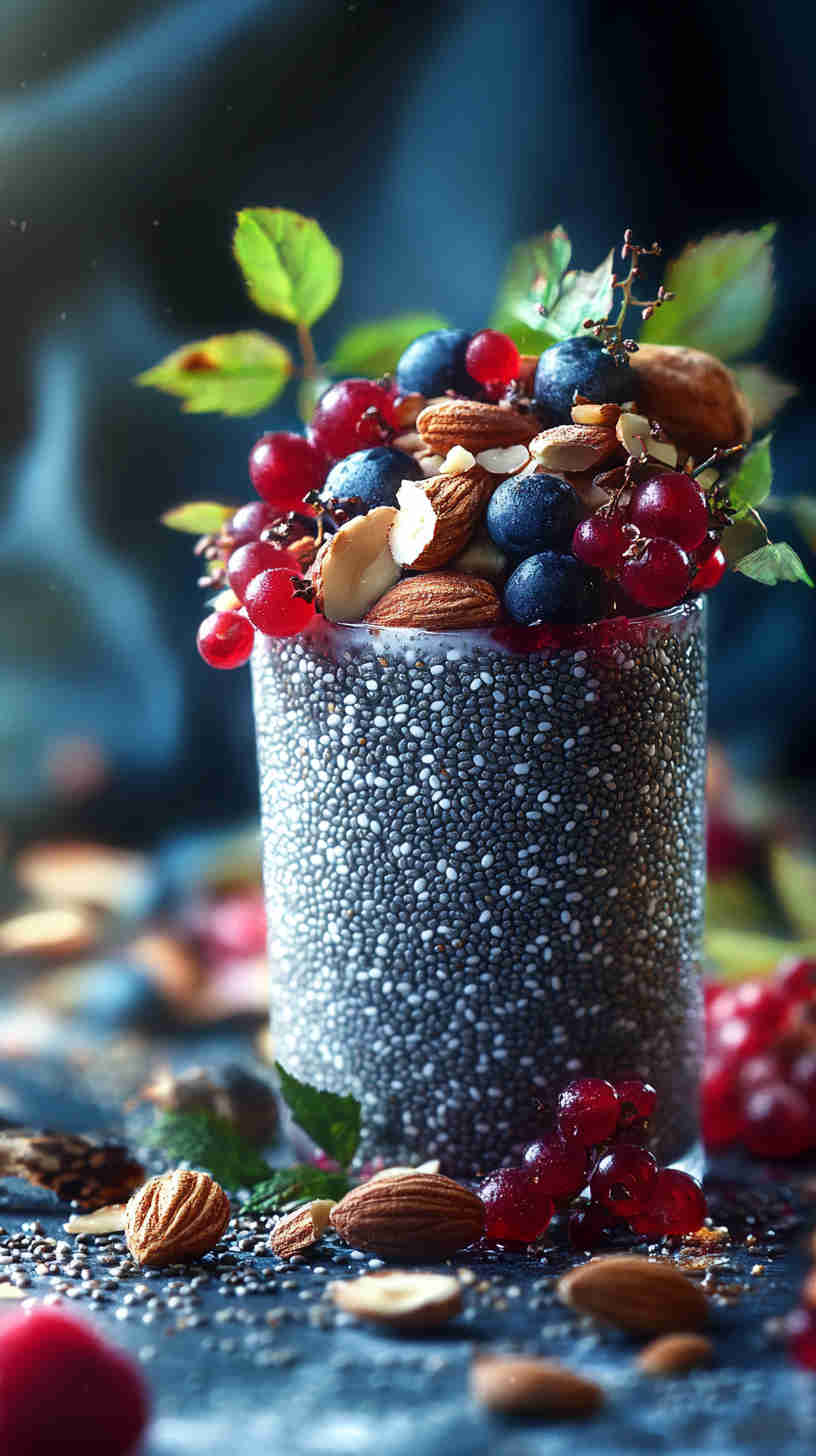 Chia Seed Pudding with Nuts