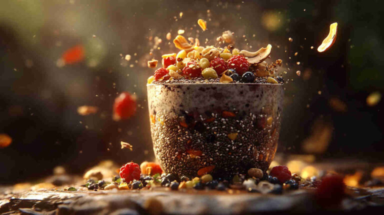 Chia Seed Pudding with Nuts