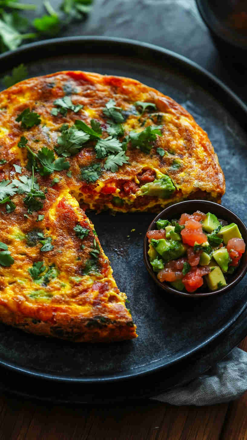 Chorizo & Avocado Frittata