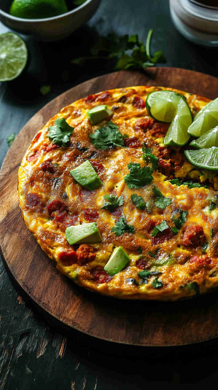Chorizo & Avocado Frittata