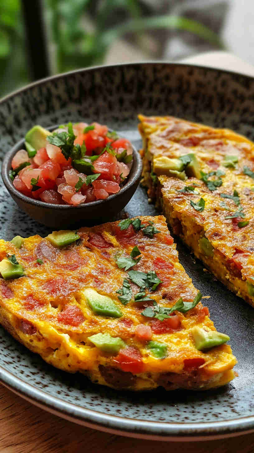 Chorizo & Avocado Frittata