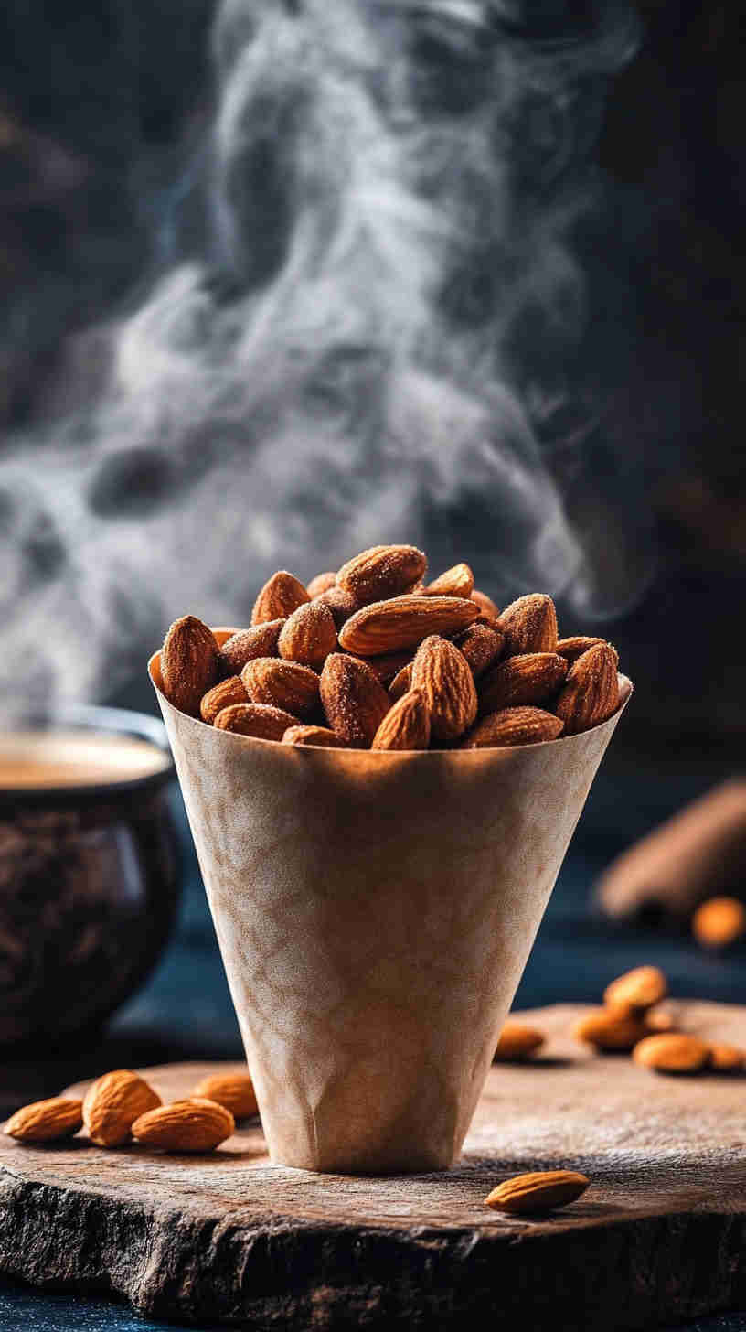 Cinnamon-Spiced Roasted Almonds