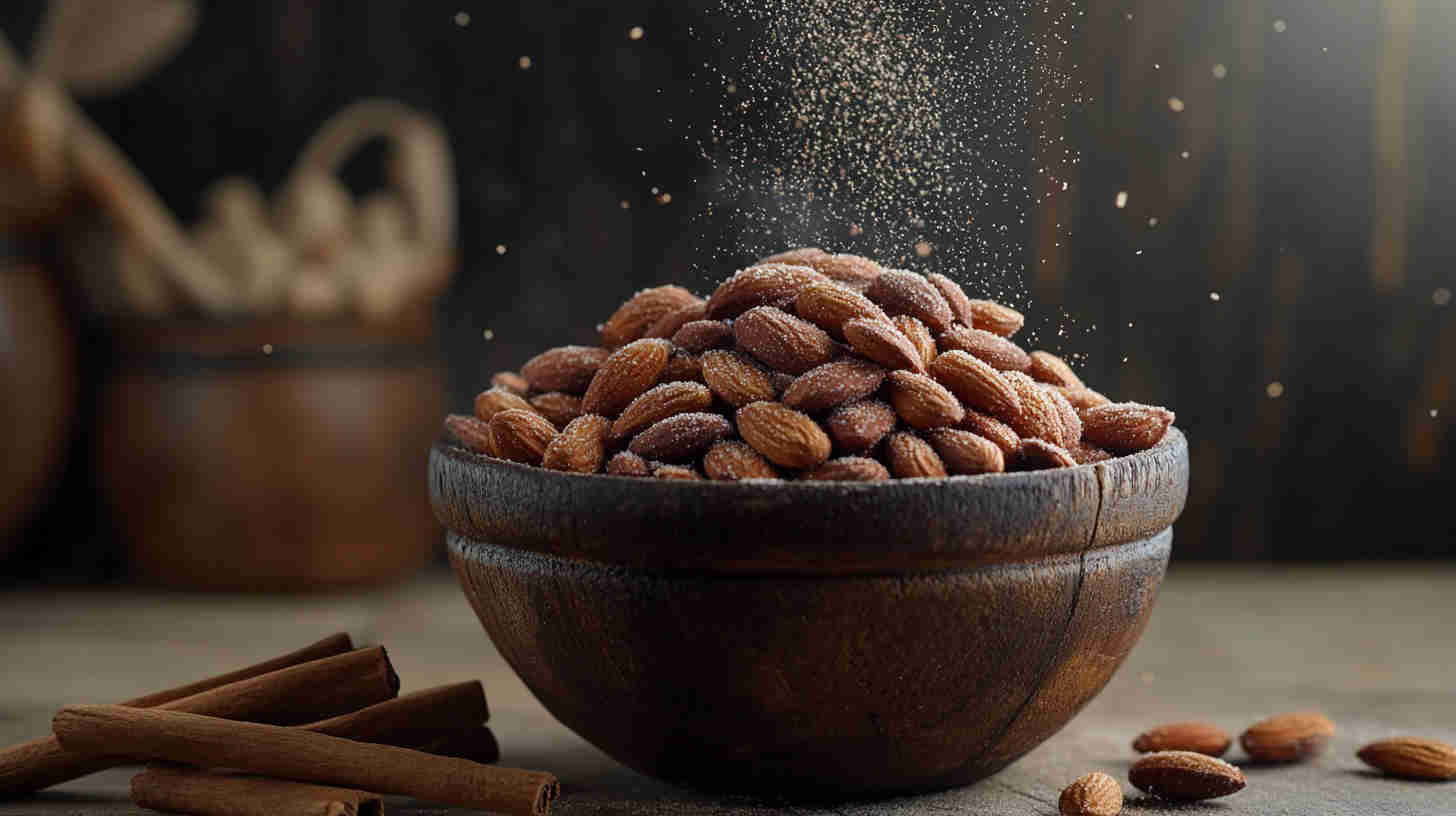 Cinnamon-Spiced Roasted Almonds