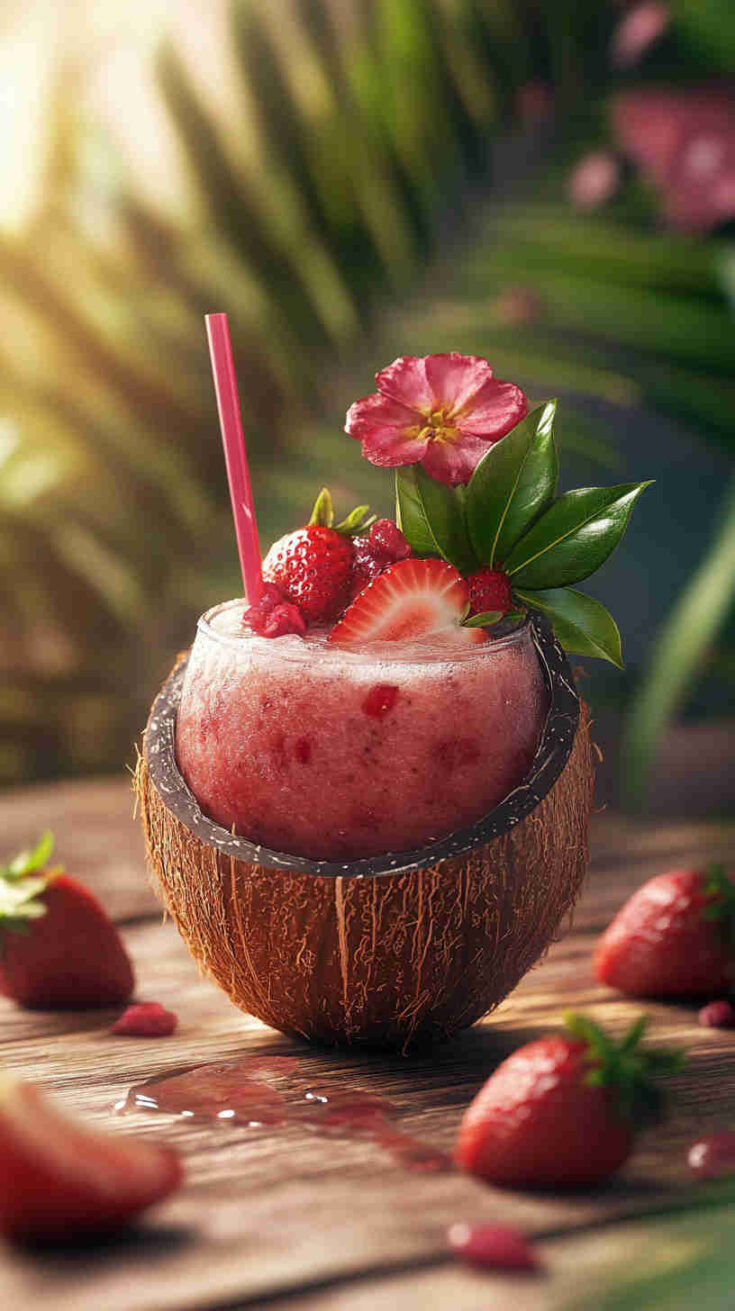 Coconut & Strawberry Acai Refresher