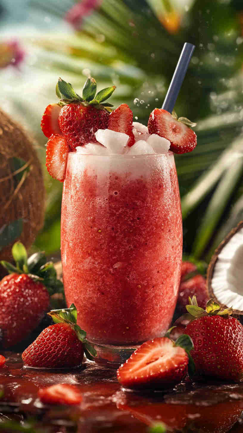 Coconut & Strawberry Acai Refresher