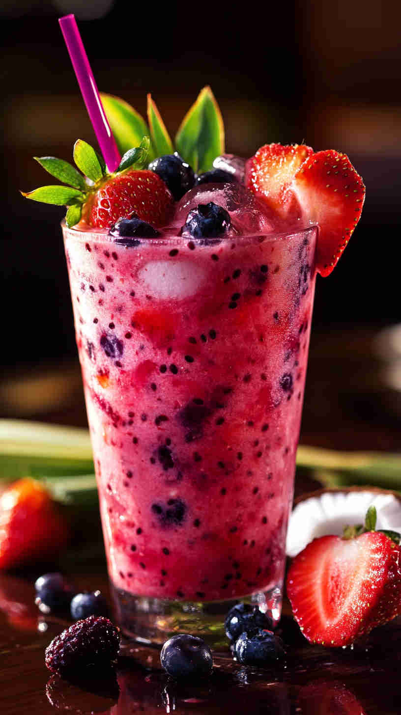 Coconut & Strawberry Acai Refresher