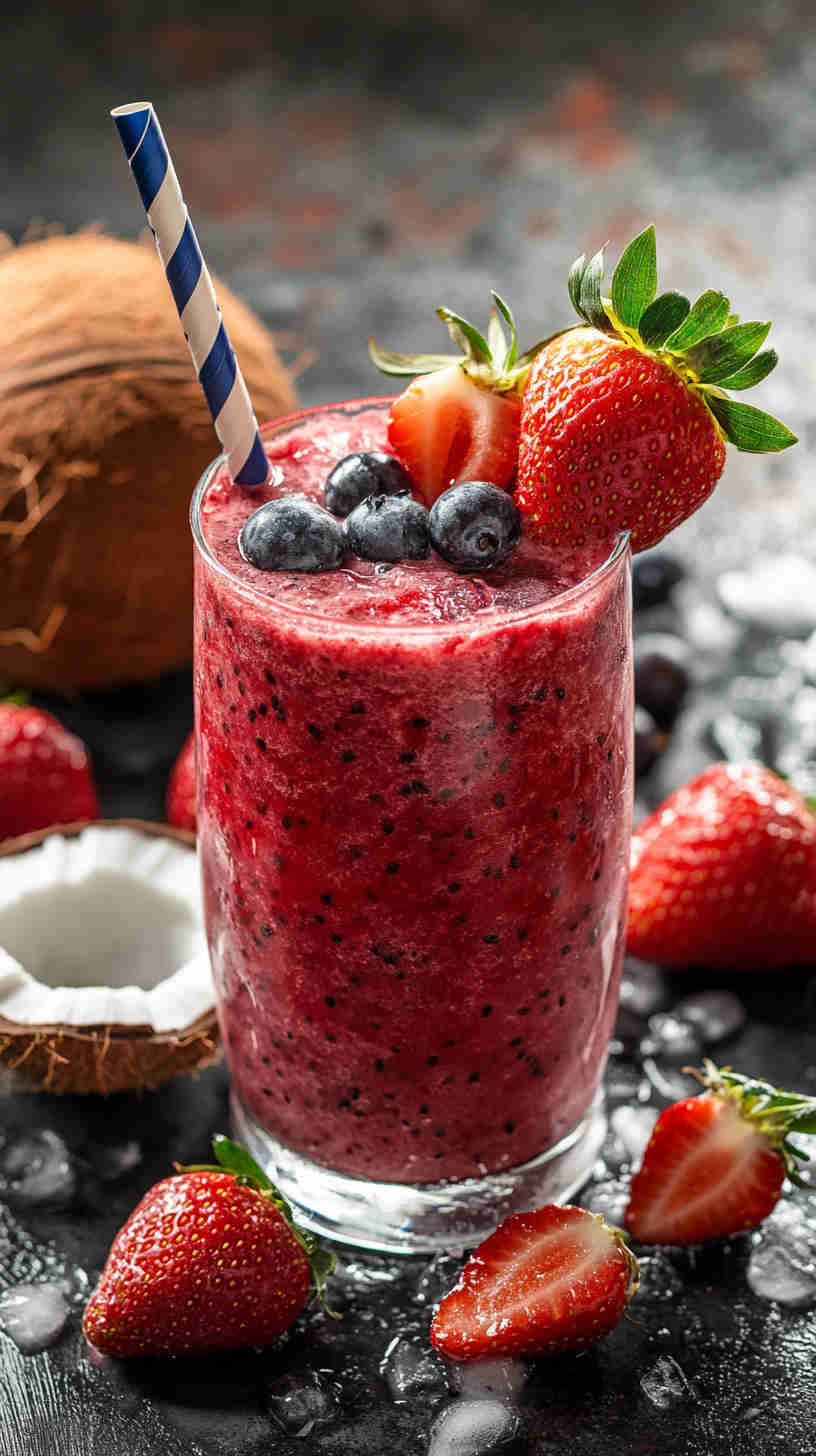 Coconut & Strawberry Acai Refresher