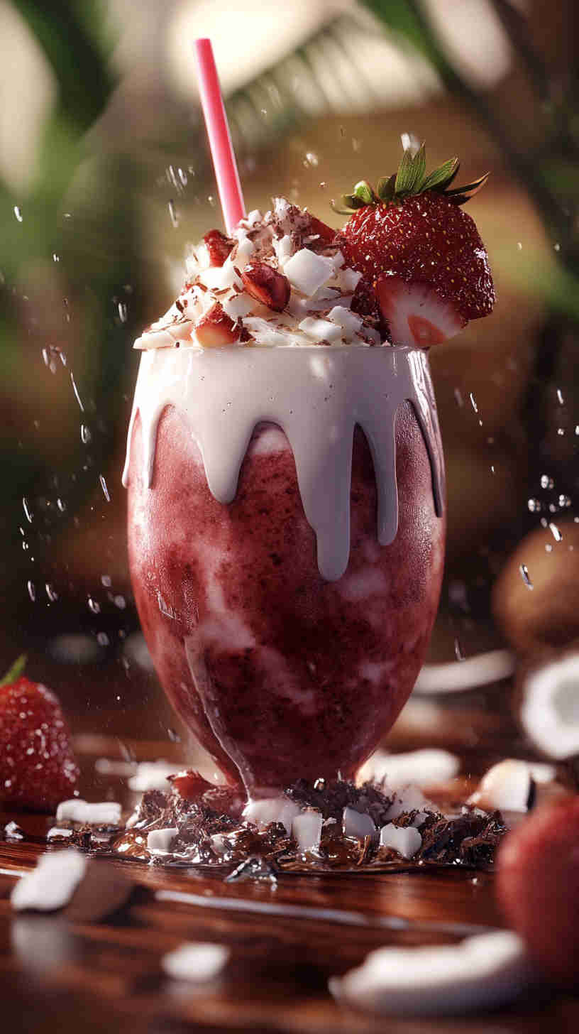 Coconut & Strawberry Acai Refresher