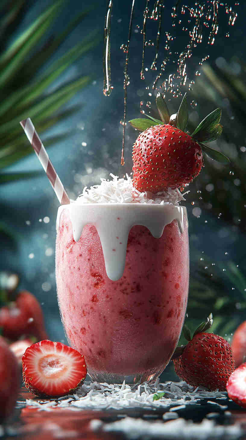 Coconut & Strawberry Acai Refresher