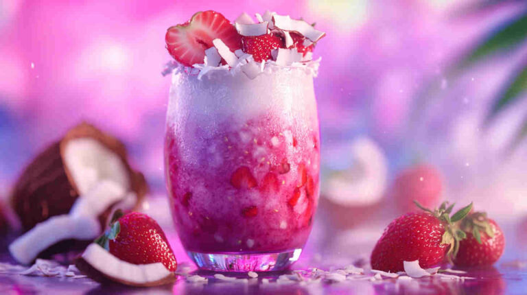 Coconut & Strawberry Acai Refresher