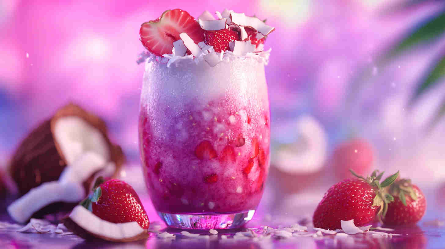 Coconut & Strawberry Acai Refresher