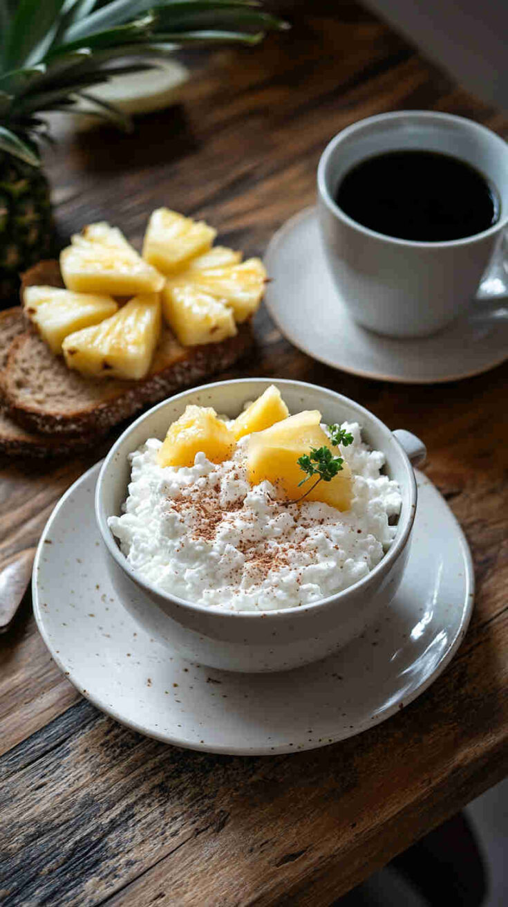 Cottage Cheese & Pineapple Cup