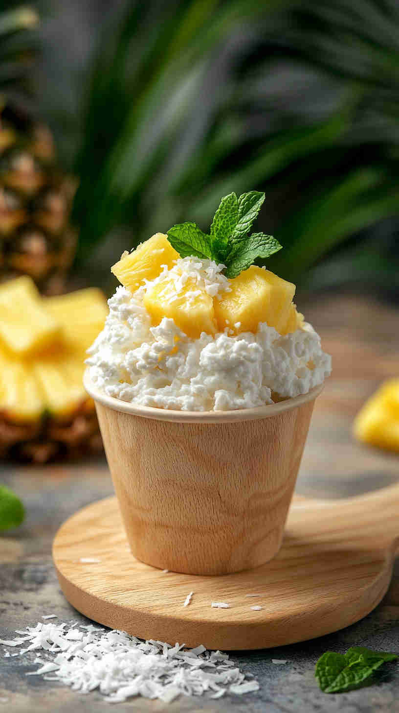 Cottage Cheese & Pineapple Cup