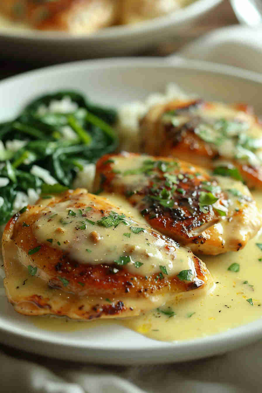Creamy Garlic Butter Chicken Thighs