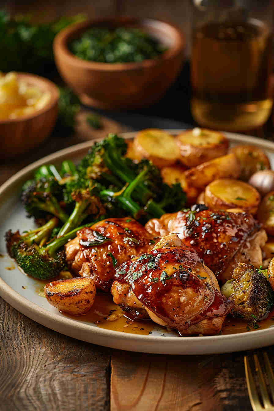 Creamy Garlic Butter Chicken Thighs