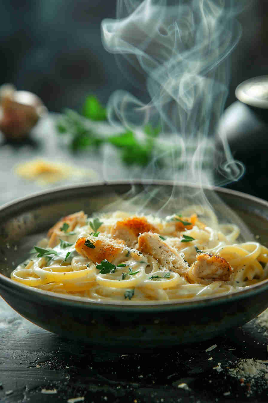 Creamy Garlic Chicken Pasta