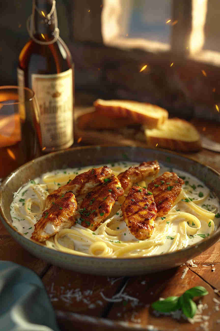 Creamy Garlic Chicken Pasta