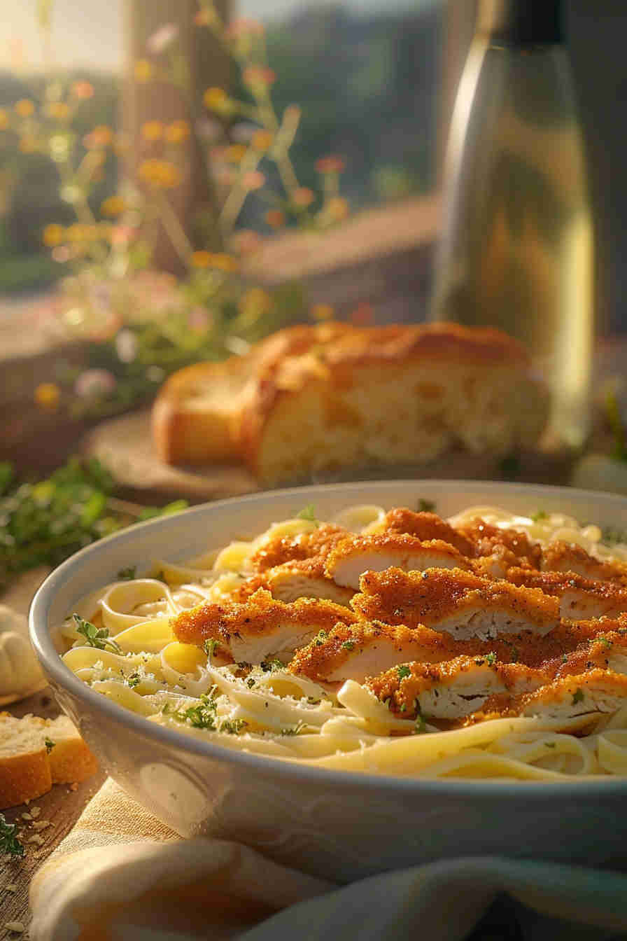 Creamy Garlic Chicken Pasta