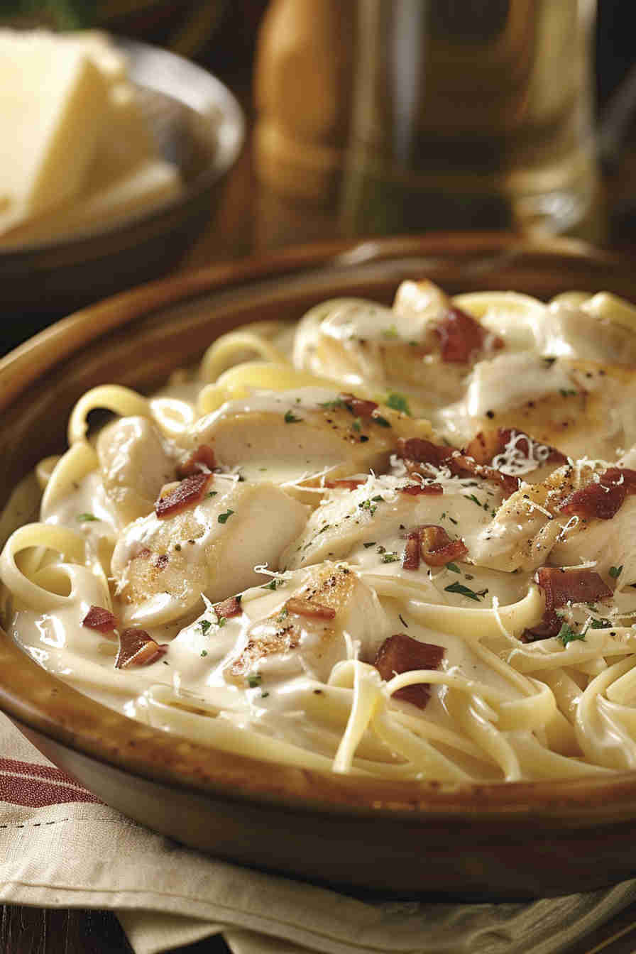 Creamy Garlic Chicken Pasta