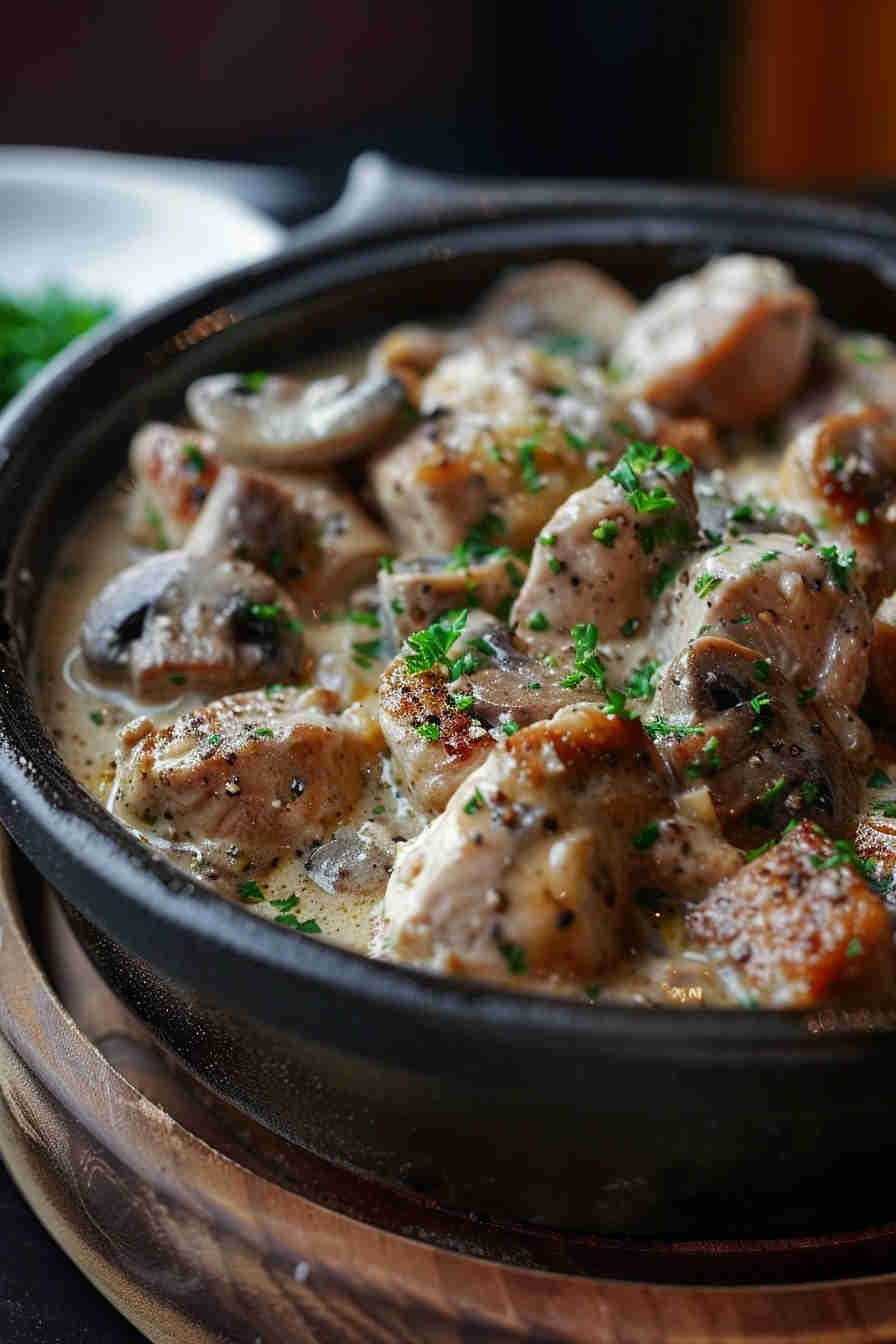 Creamy Mushroom Chicken Skillet