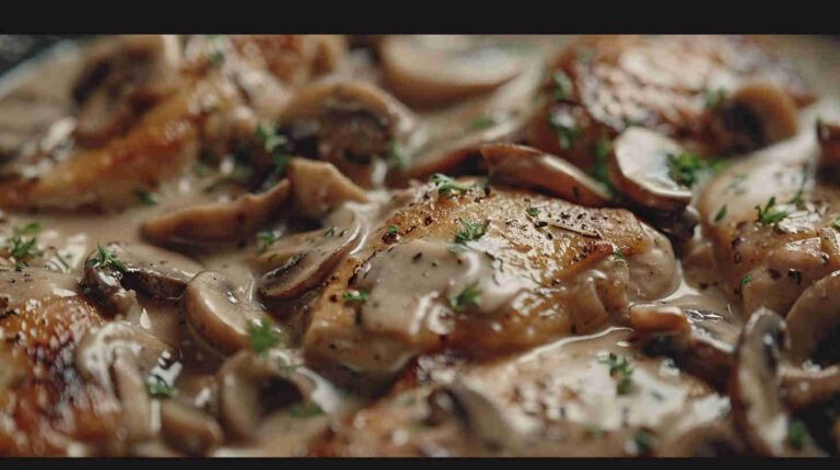 Creamy Mushroom Chicken Skillet