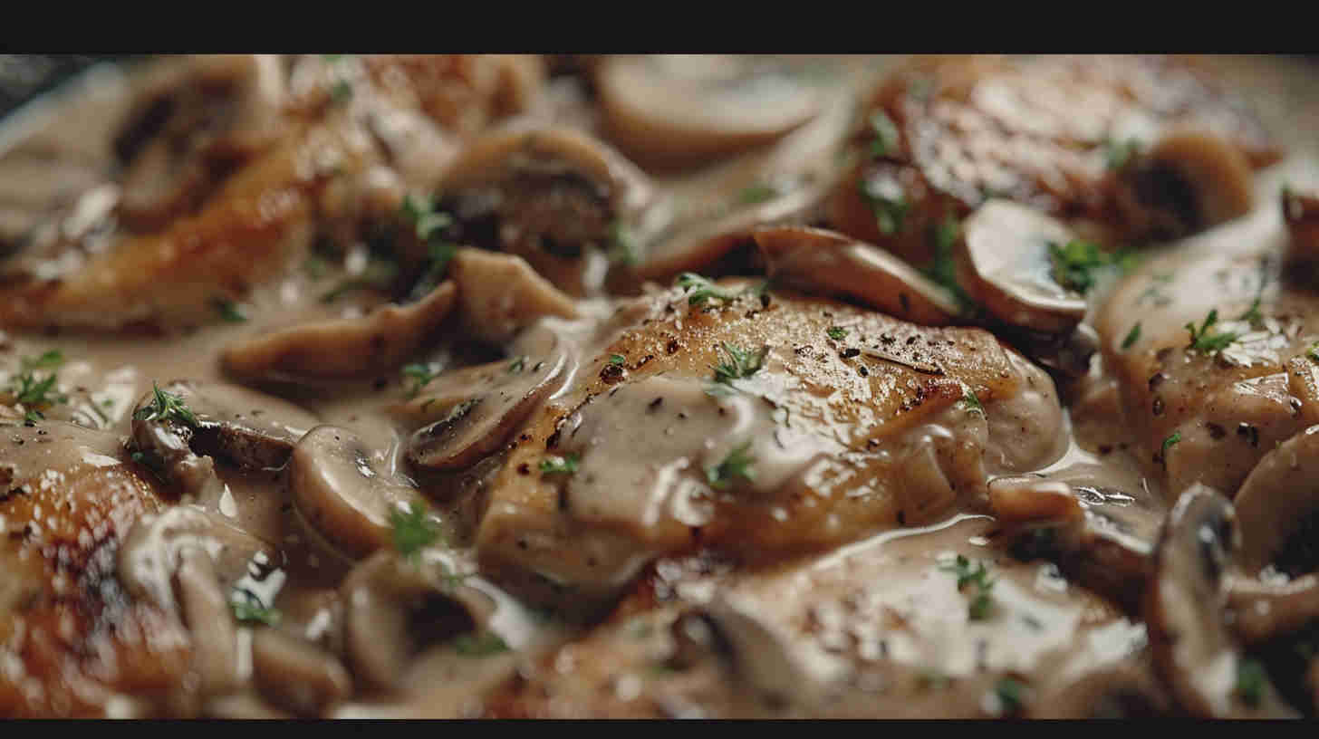 Creamy Mushroom Chicken Skillet