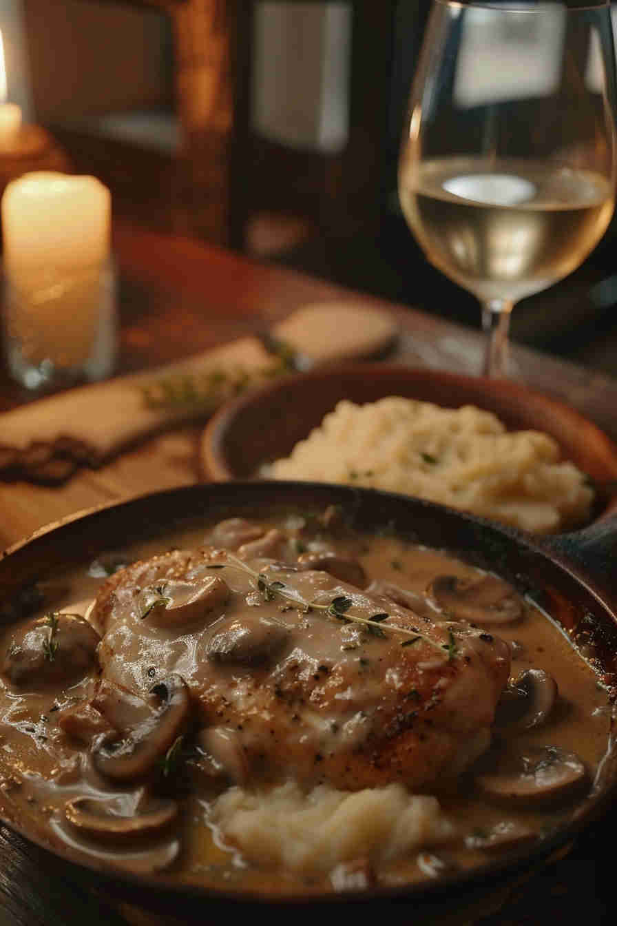 Creamy Mushroom Chicken Skillet