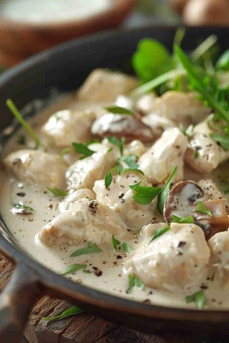 Creamy Mushroom Chicken Skillet
