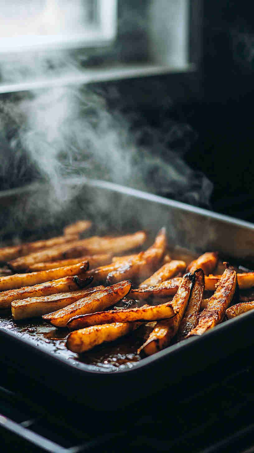 Crispy Baked Aubergine Fries