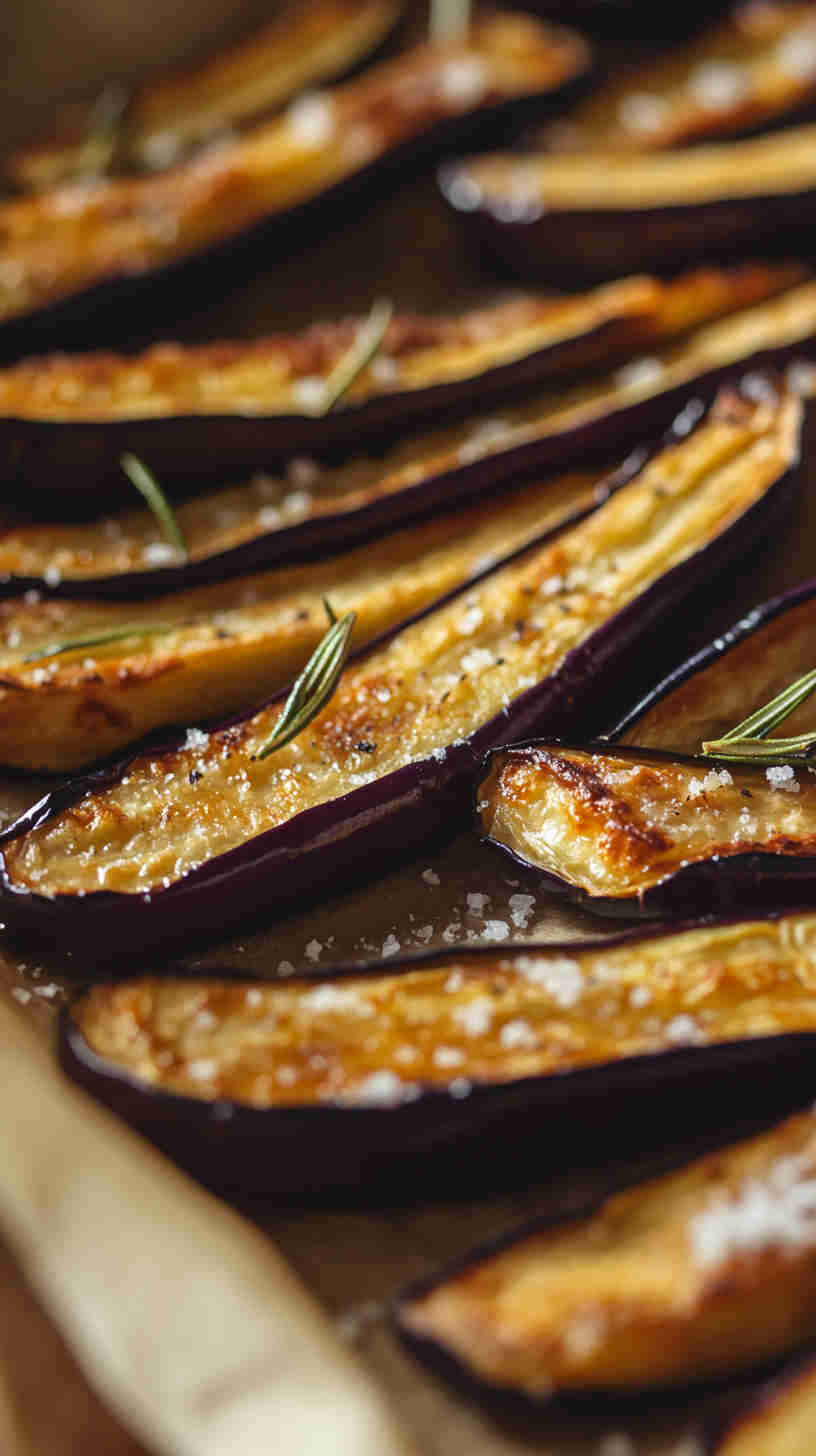 Crispy Baked Aubergine Fries