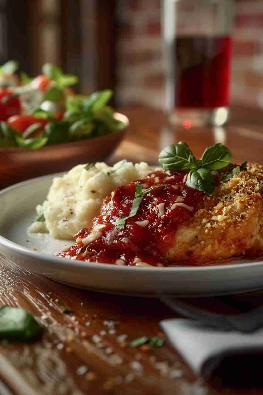 Crispy Baked Chicken Parmesan