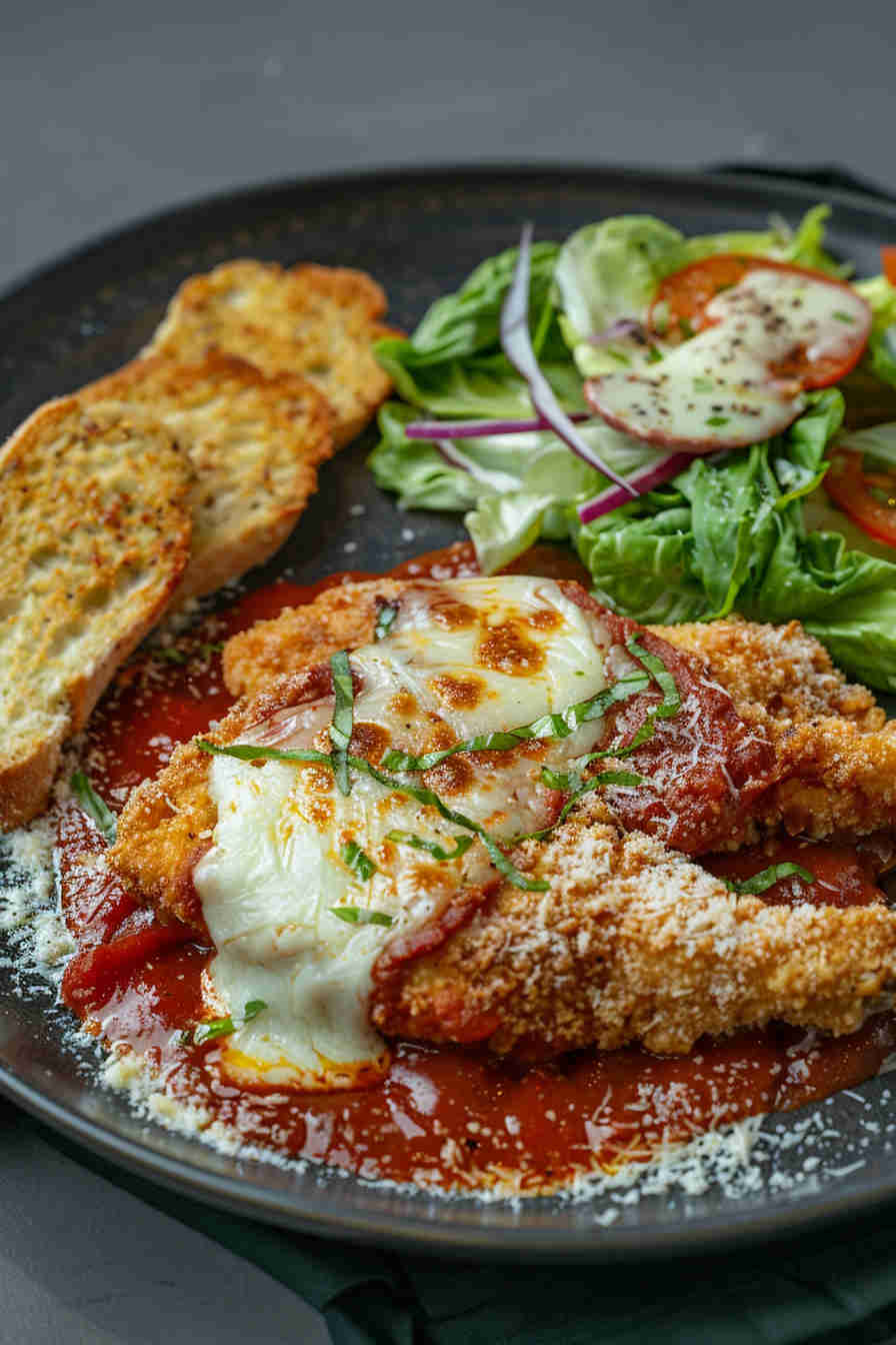 Crispy Baked Chicken Parmesan