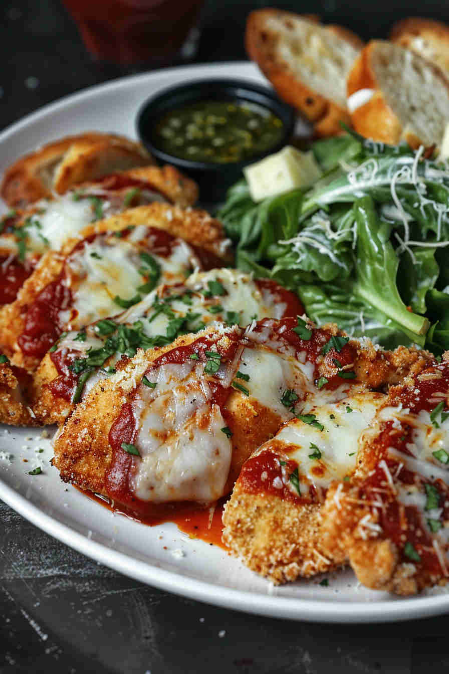 Crispy Baked Chicken Parmesan