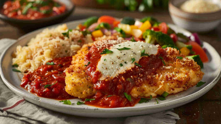 Crispy Baked Chicken Parmesan
