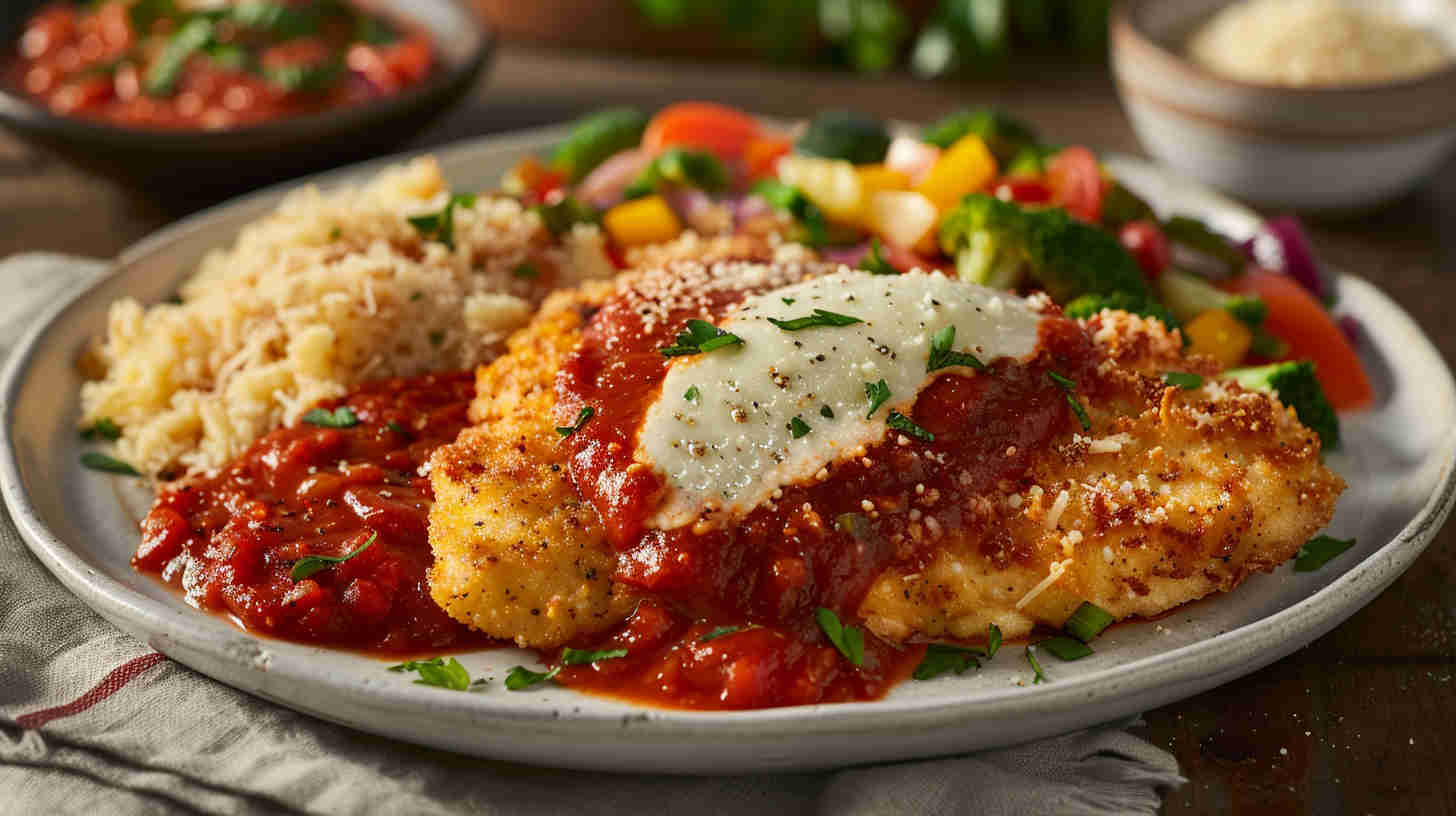 Crispy Baked Chicken Parmesan