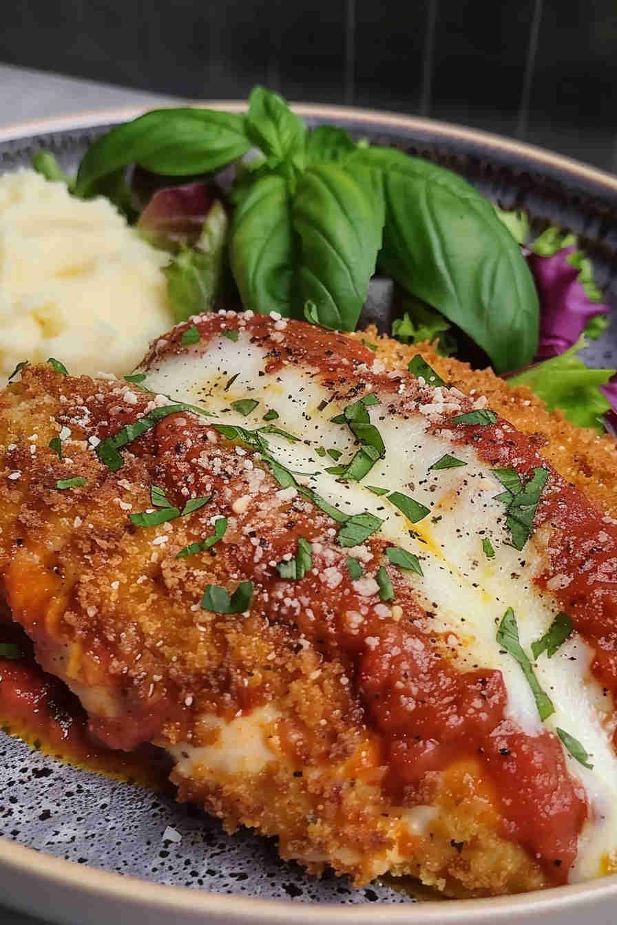 Crispy Baked Chicken Parmesan