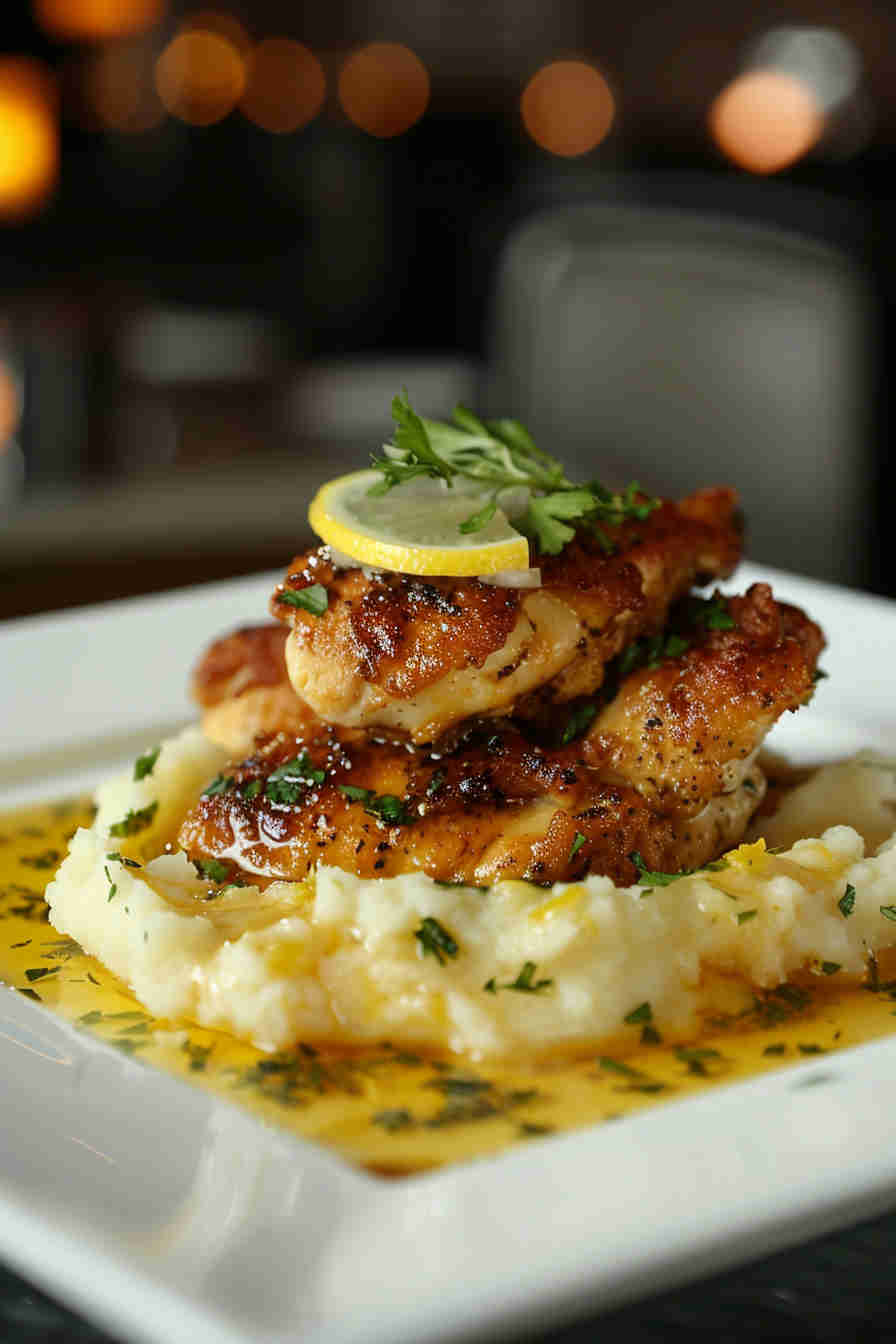 Crispy Lemon Herb Chicken