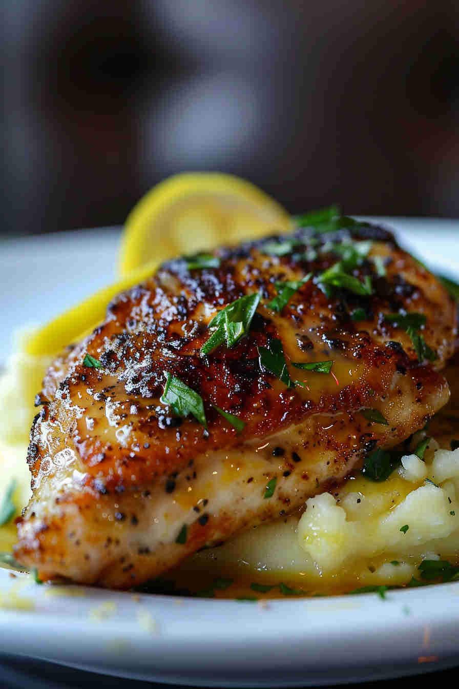 Crispy Lemon Herb Chicken