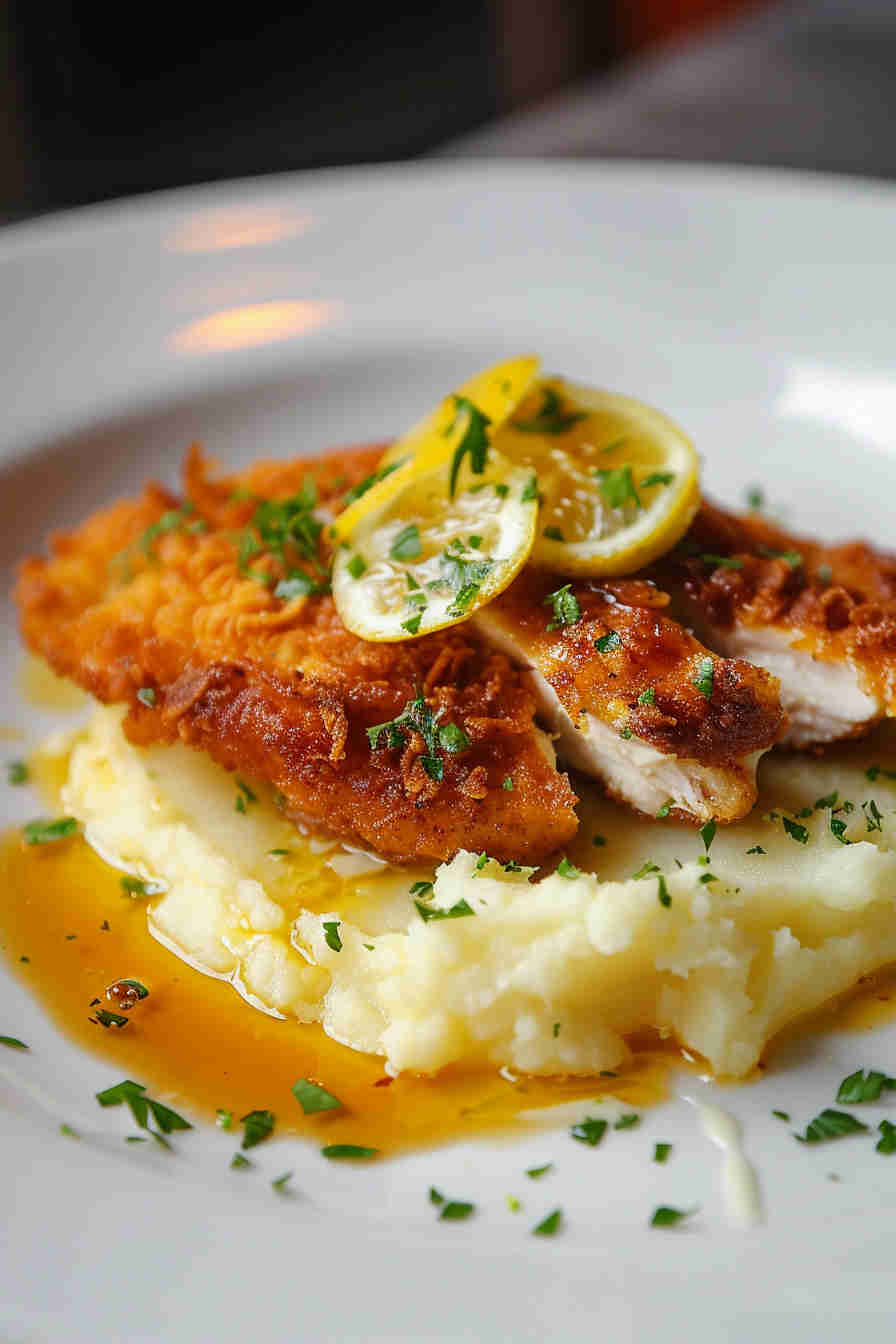Crispy Lemon Herb Chicken