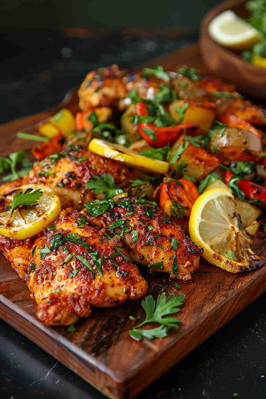Crispy Lemon Herb Chicken