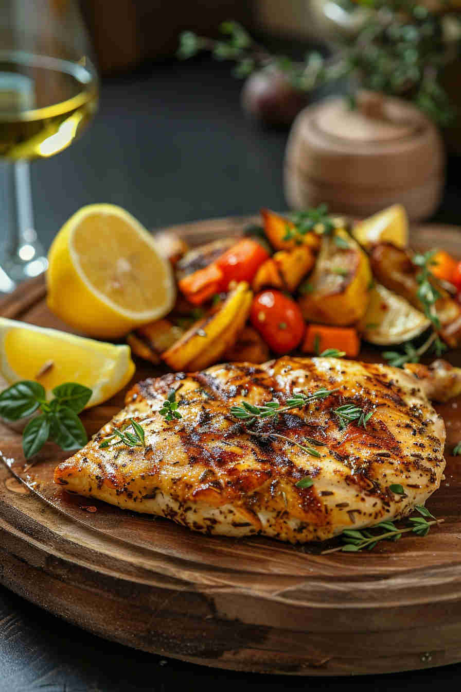 Crispy Lemon Herb Chicken