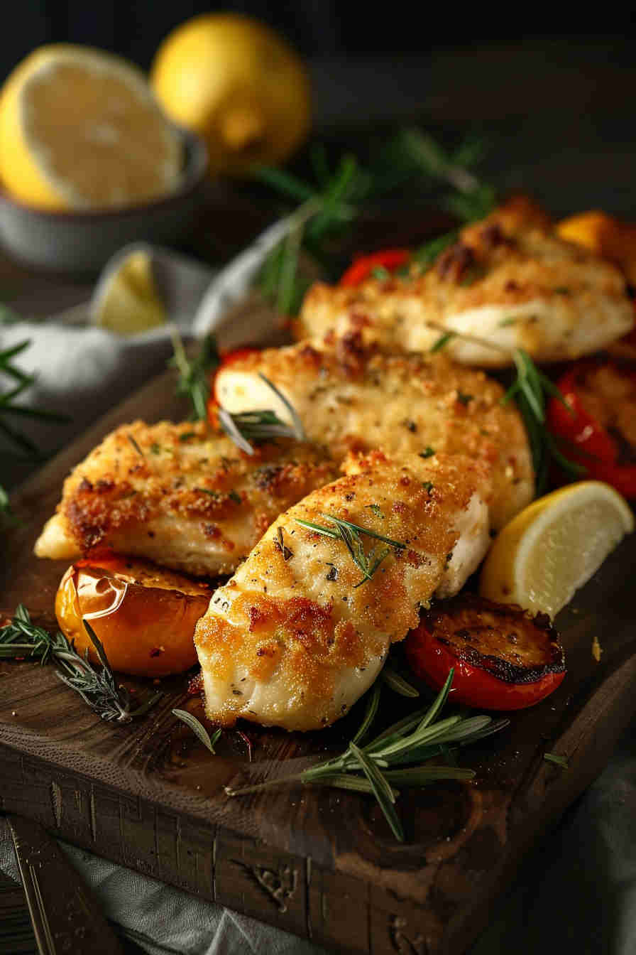 Crispy Lemon Herb Chicken