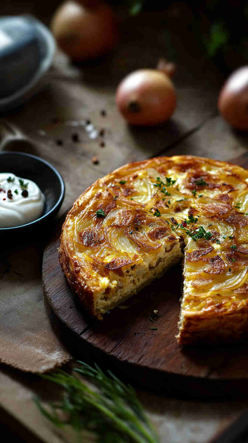 Crispy Potato and Onion Frittata