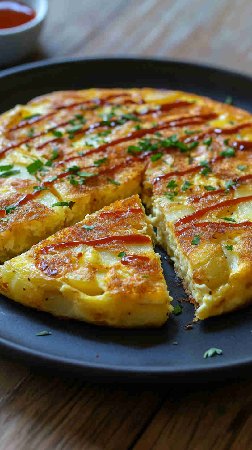 Crispy Potato and Onion Frittata
