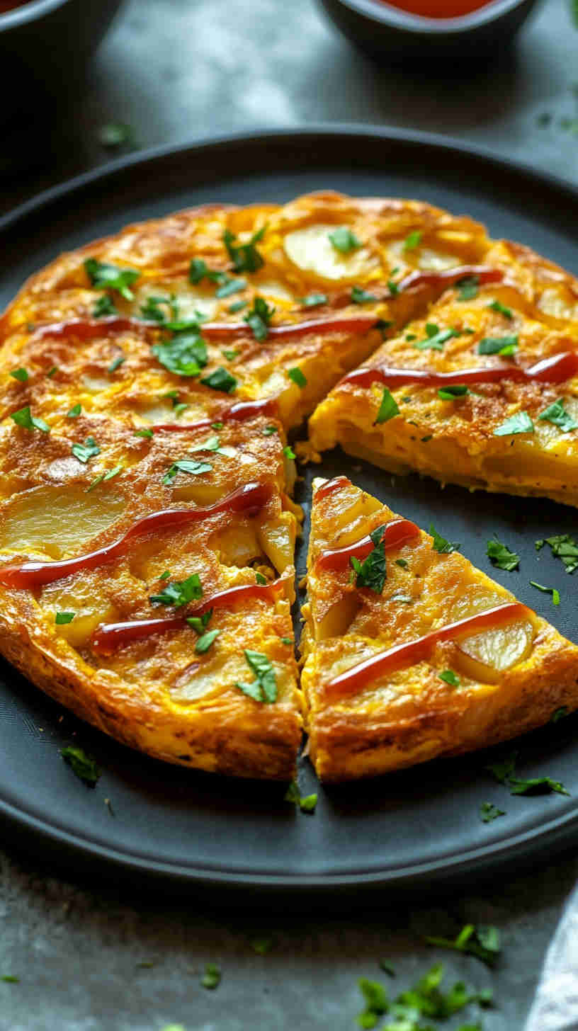Crispy Potato and Onion Frittata