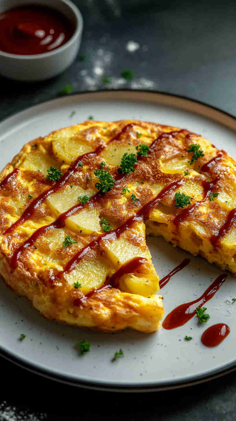 Crispy Potato and Onion Frittata