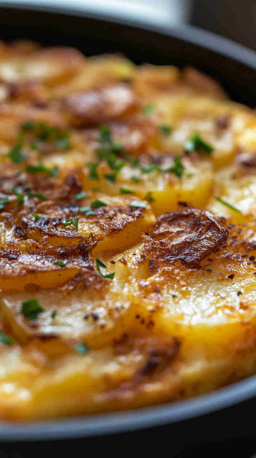 Crispy Potato and Onion Frittata