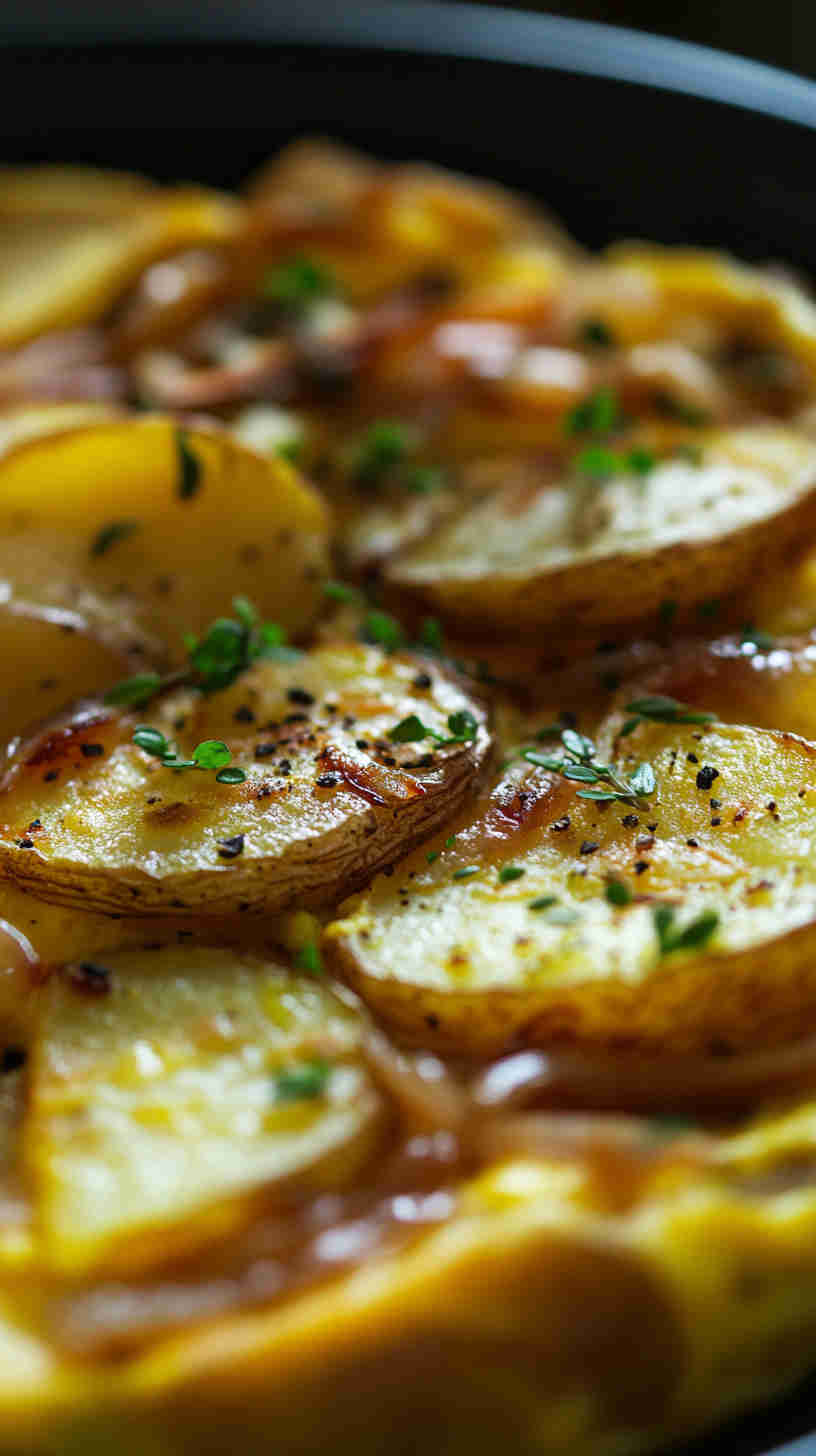 Crispy Potato and Onion Frittata
